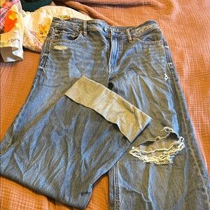 American eagle comfort stretch wide leg jeans 10/R